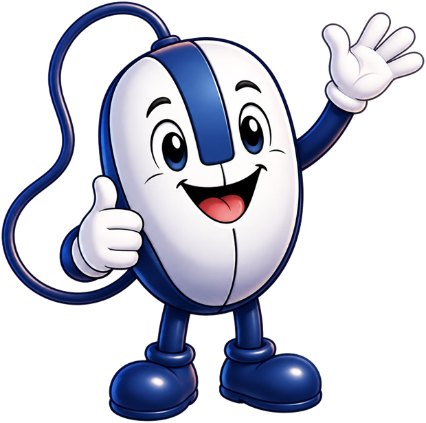 Mascote da Gazeta Games acenando